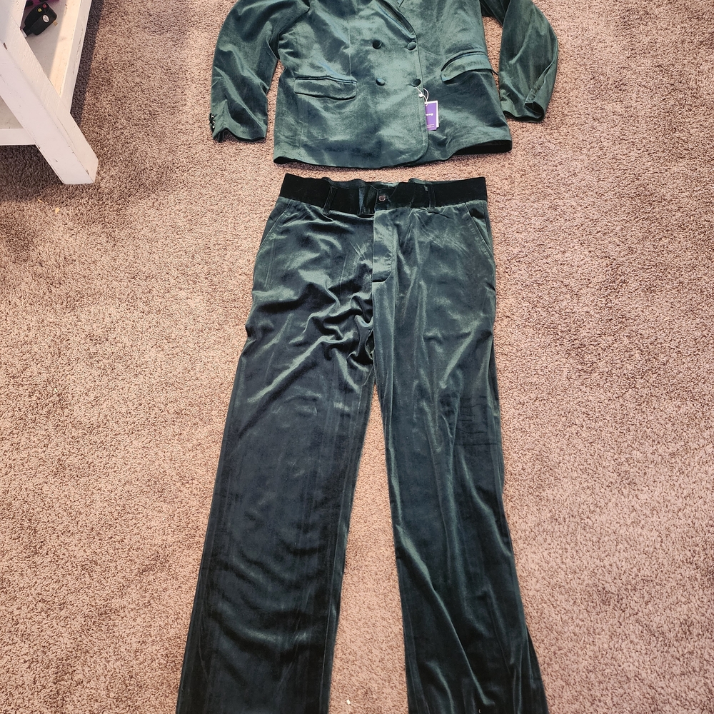Green Pant  Suit Set